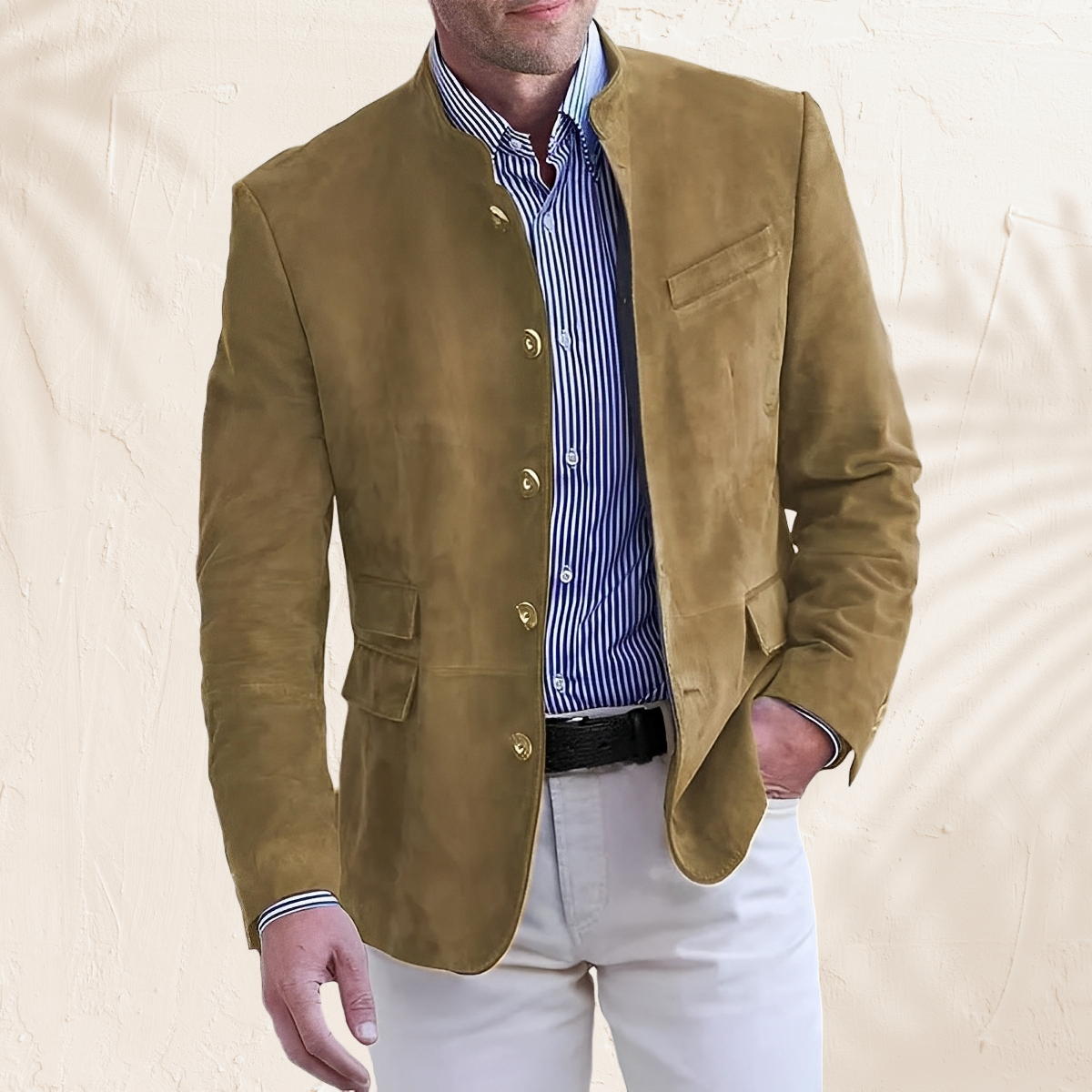 Philip – Herbstjacke mit Knopfleiste für Herren