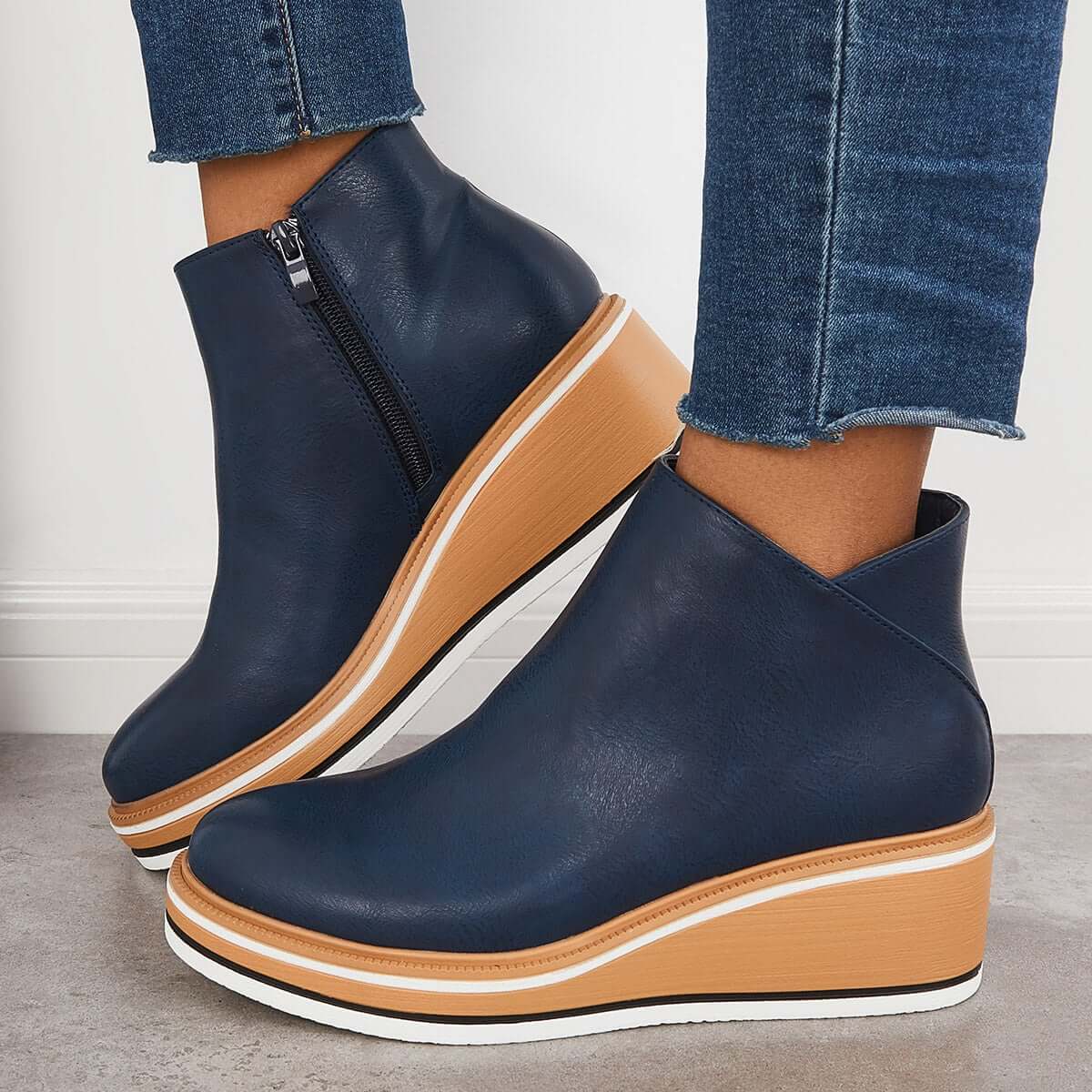 Nikkole - Stilvolle Damenstiefel mit Reißverschluss