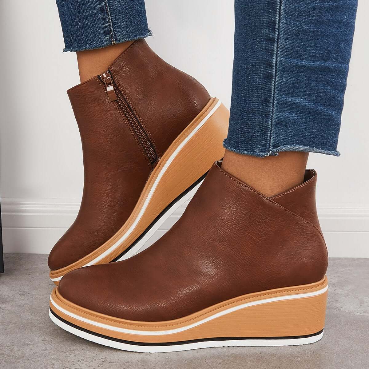 Nikkole - Stilvolle Damenstiefel mit Reißverschluss