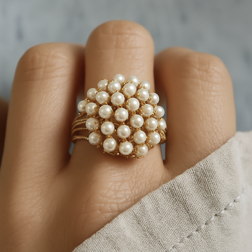 Sharnie – Ring mit eingearbeiteten Perlen