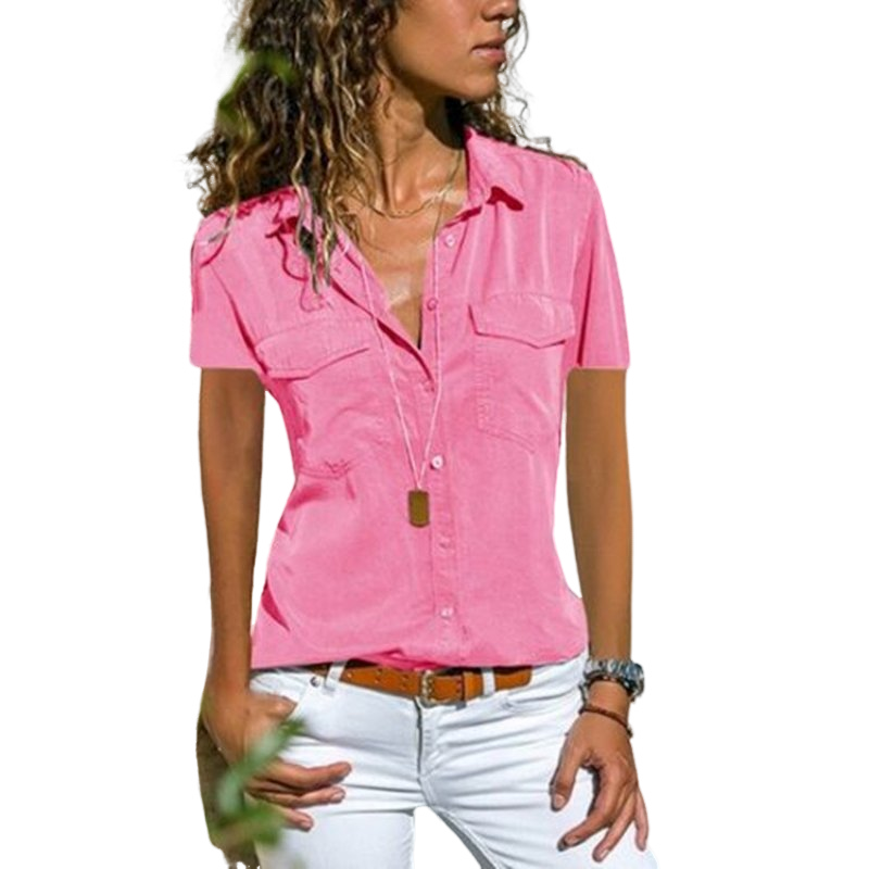 Lotti – Streetwear-Bluse mit kurzen Ärmeln