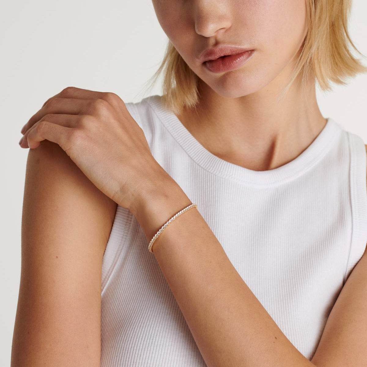 Astrid - Klassisches Tennisarmband