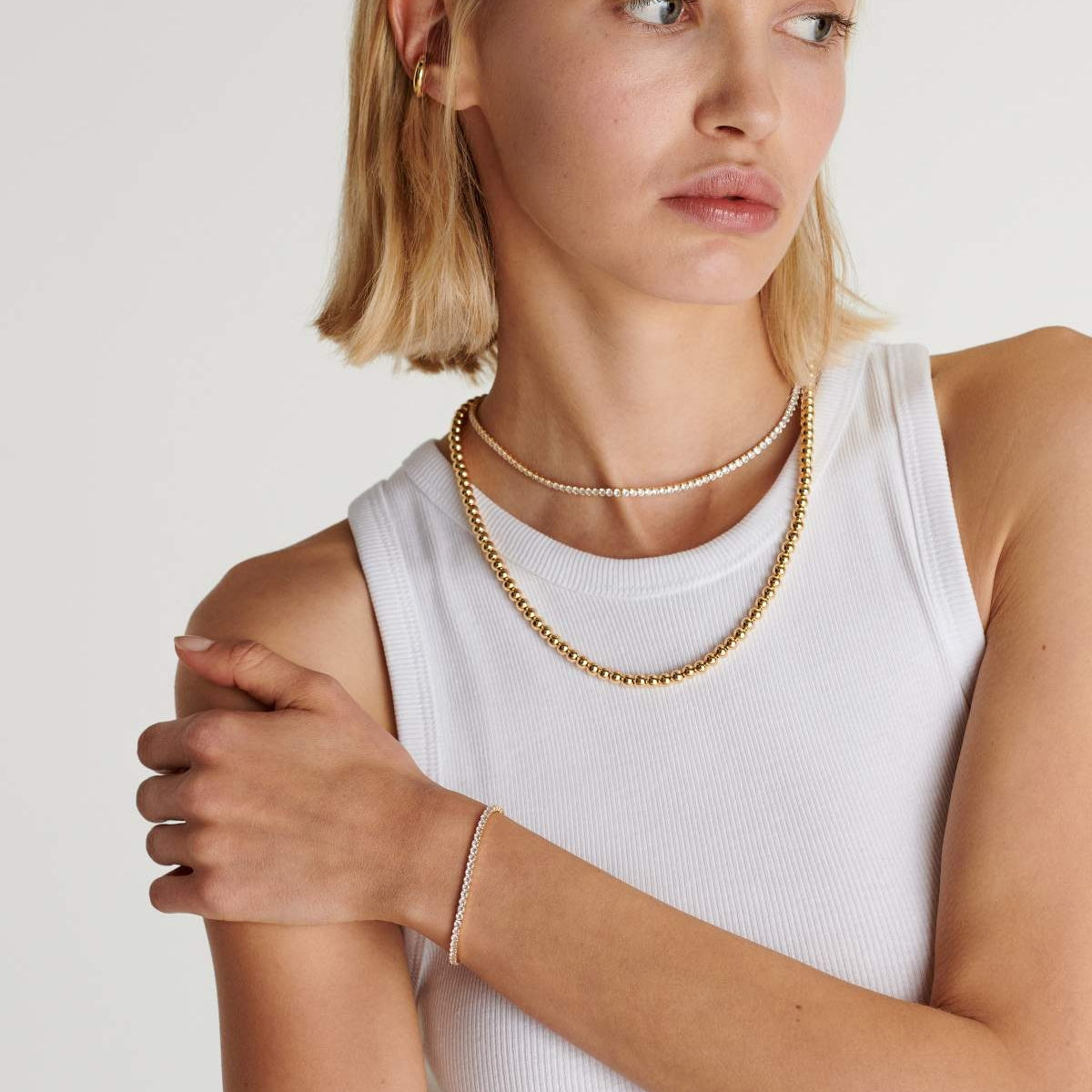 Astrid - Klassisches Tennisarmband
