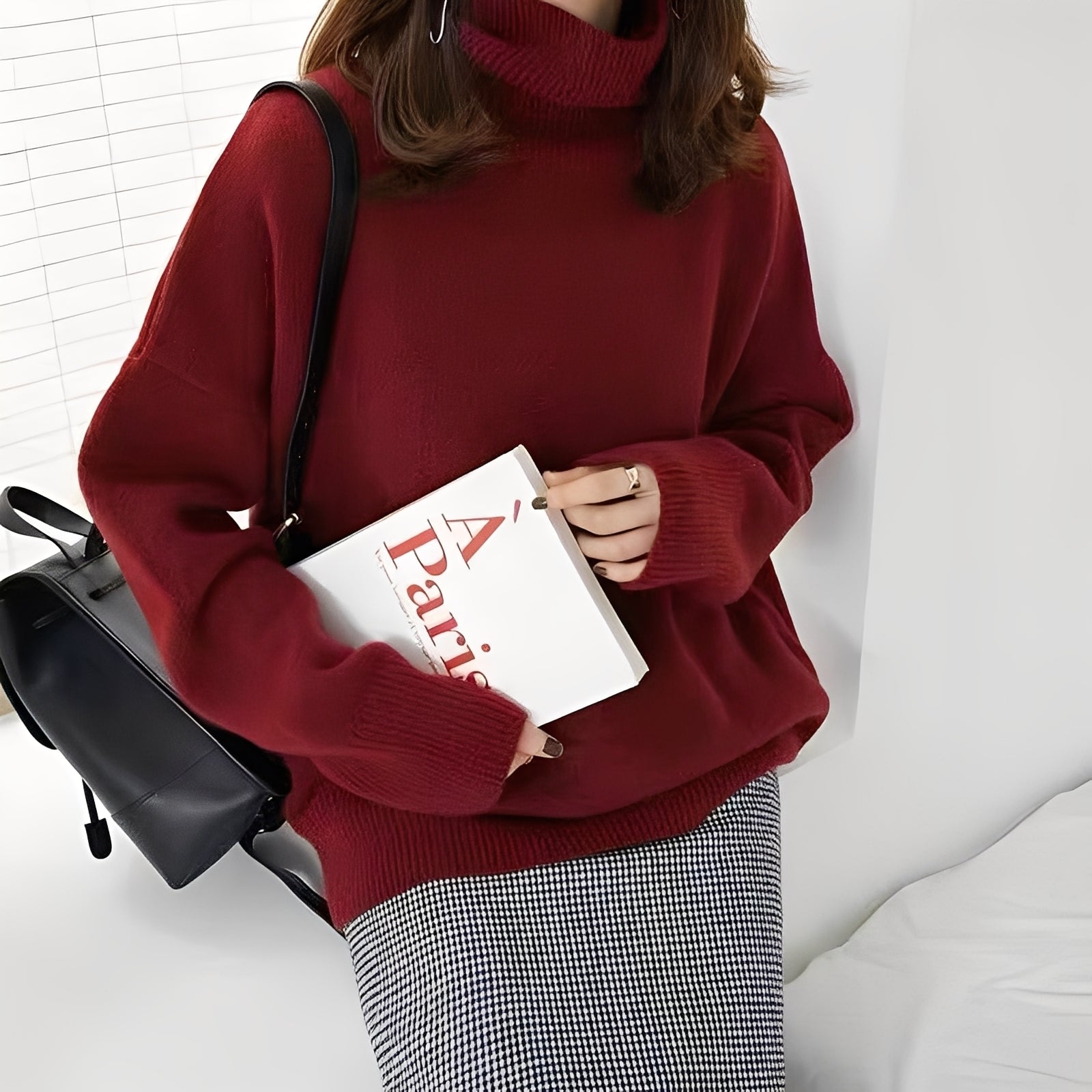 Clementine - Damenpullover mit kuscheligem Rollkragen