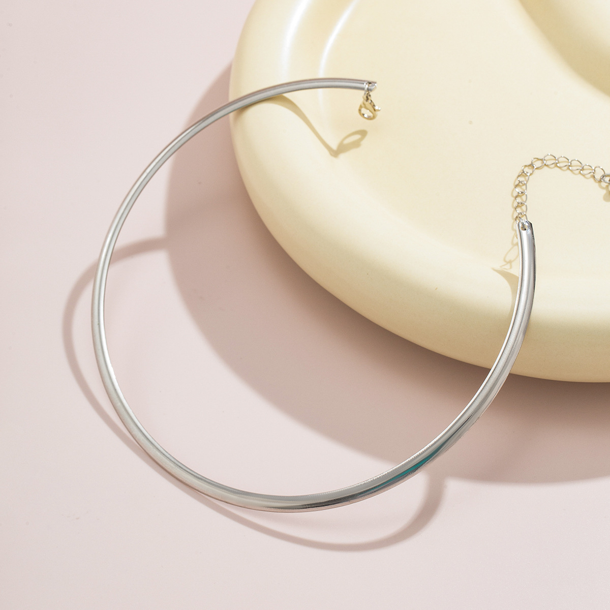 Halskette Clavícula Ring - Zarter Choker-Ring