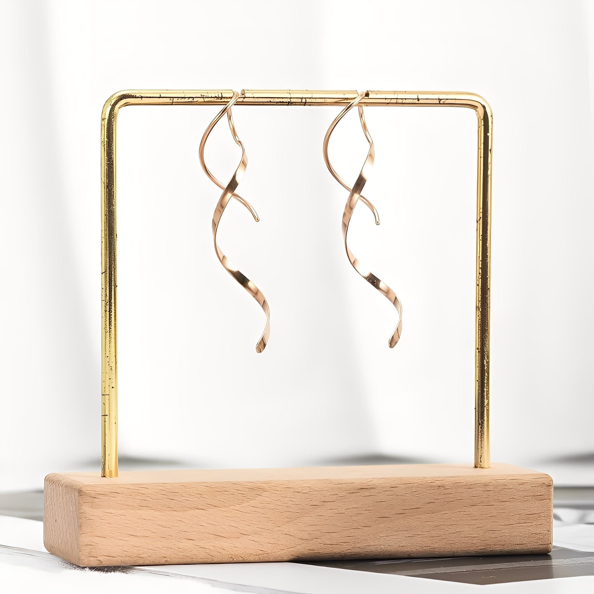 Mel – Spiralohrringe aus Gold