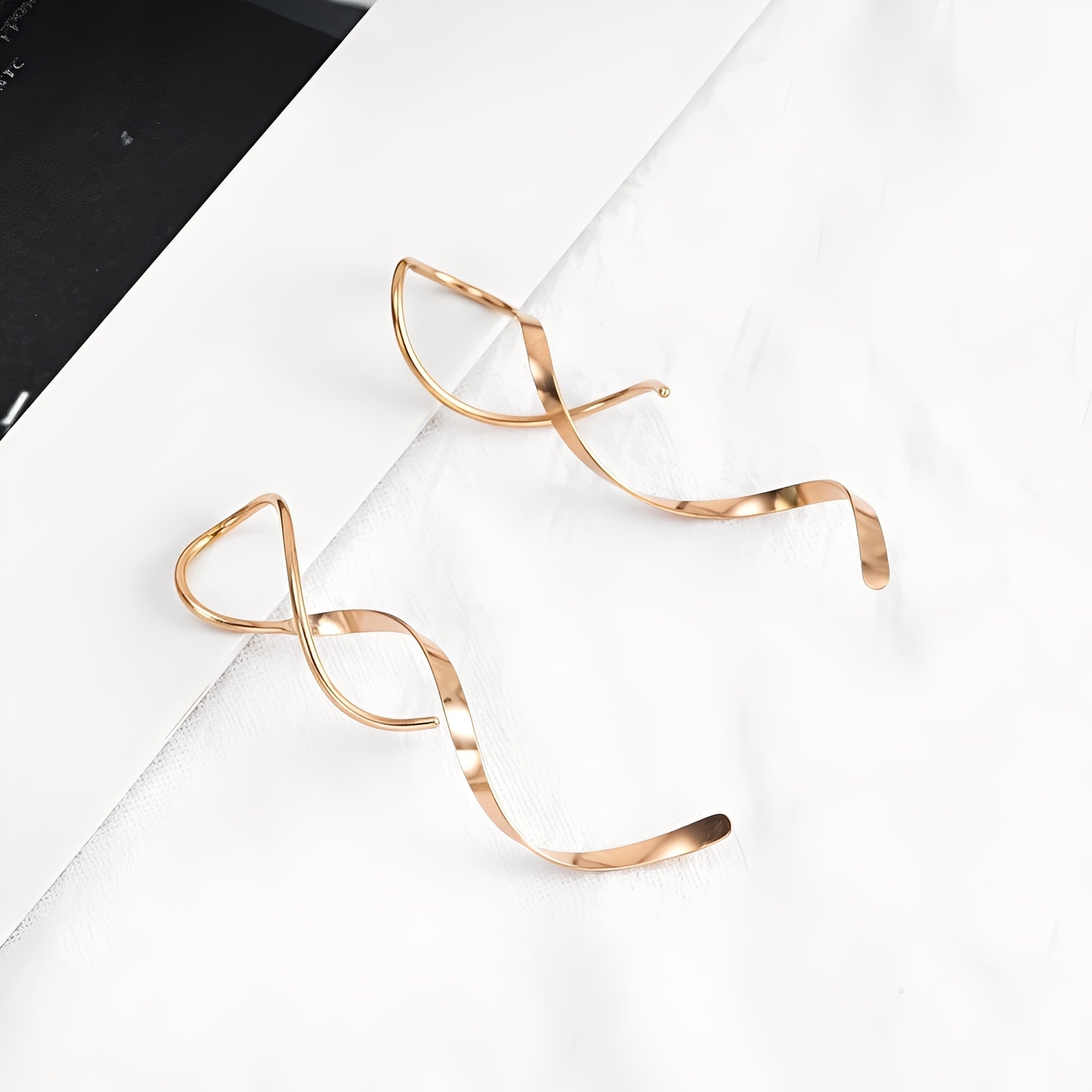 Mel – Spiralohrringe aus Gold
