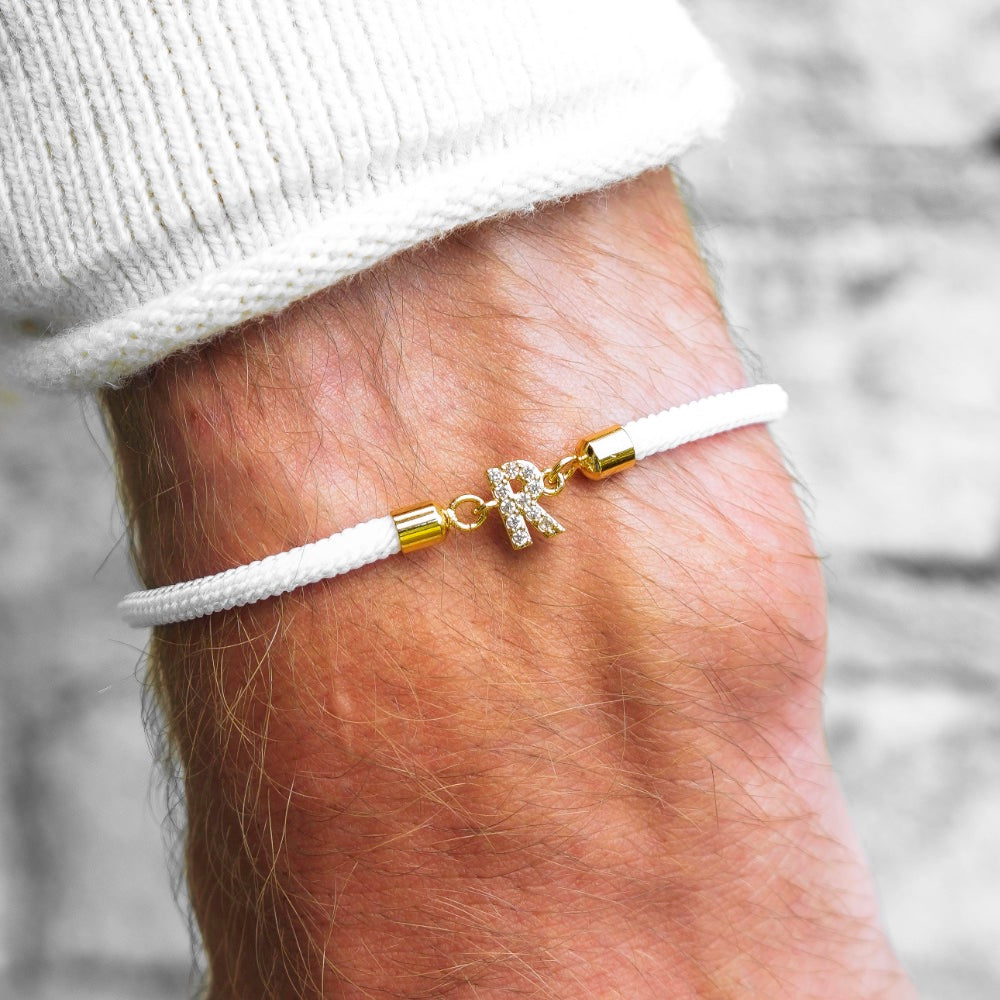 Calla – Verstellbares Armband mit graviertem Anfangsbuchstaben