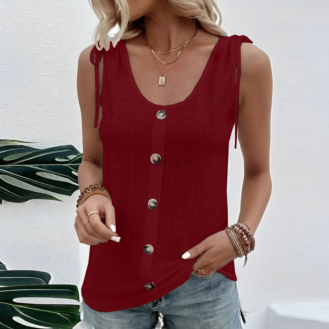 Millie - Elegantes ärmelloses Damen-Tanktop