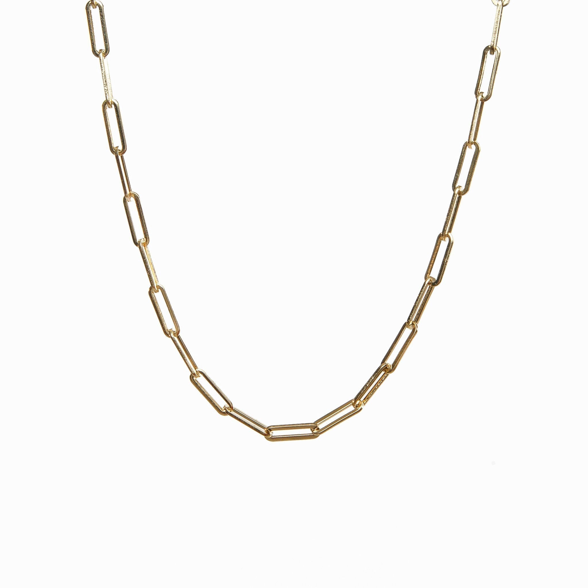 Elisa – Halskette mit goldenen Gliedern