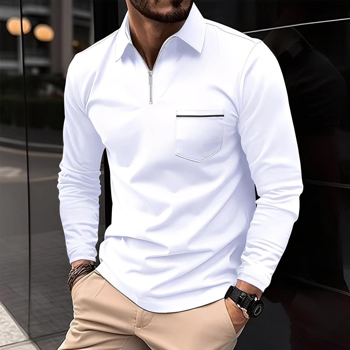 Bernard - Komfortables Langarmshirt