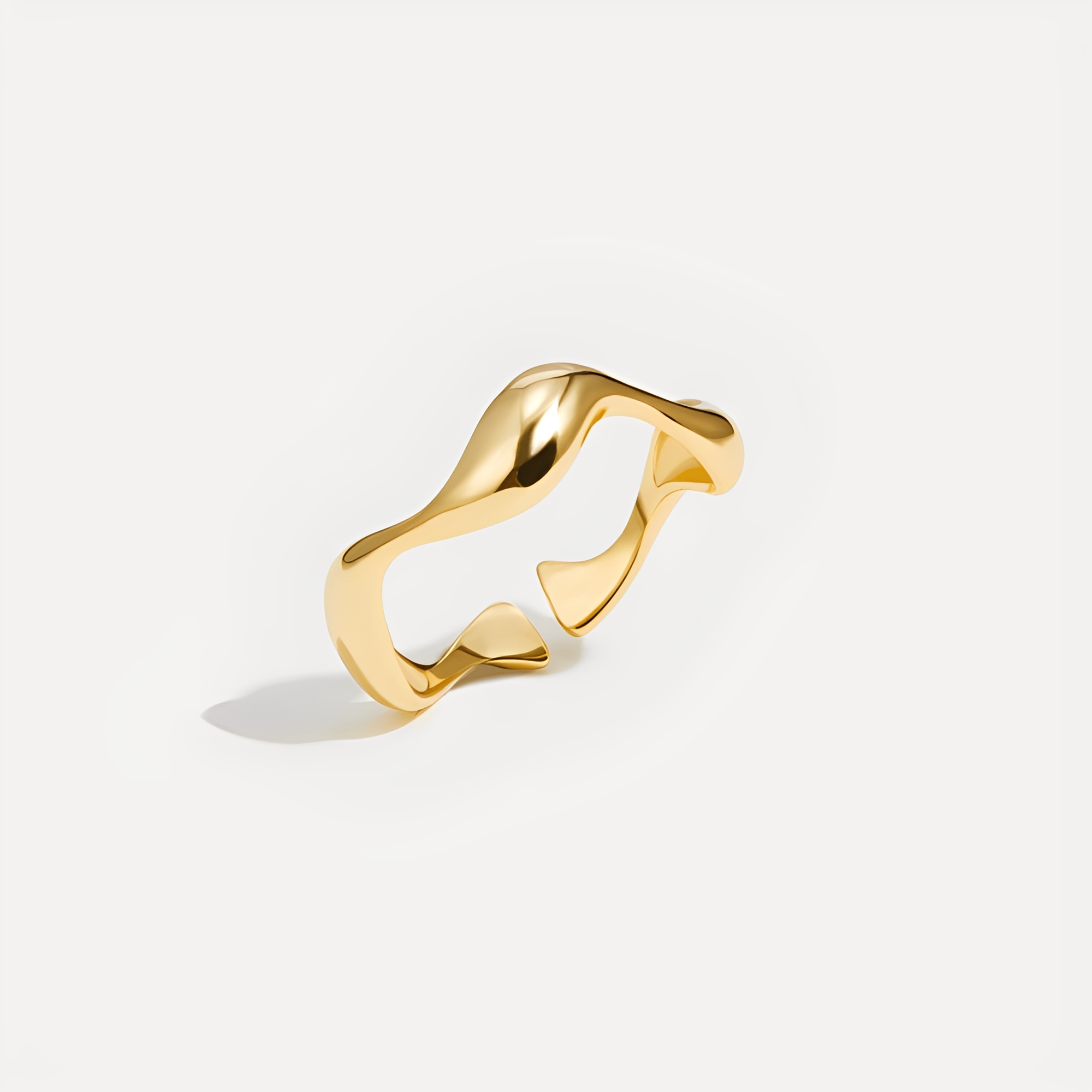 Tarah – 18K Goldwellenring