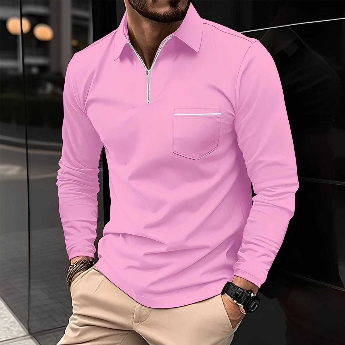 Florent - Angenehmes Langarmhemd