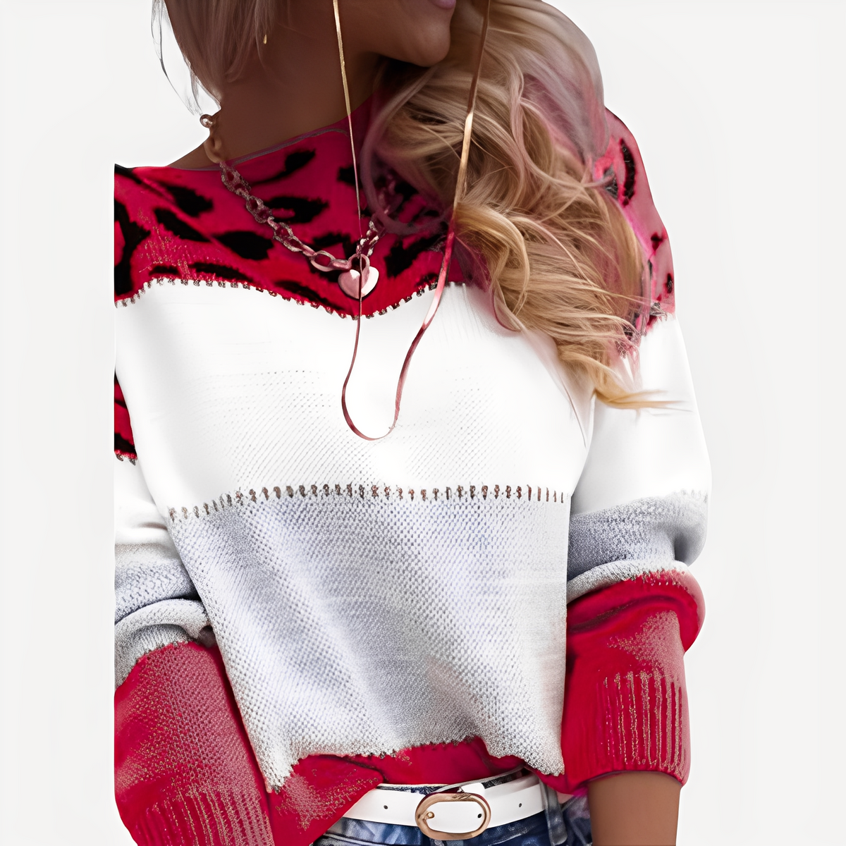 Anne - Stilvoller Pullover mit Muster
