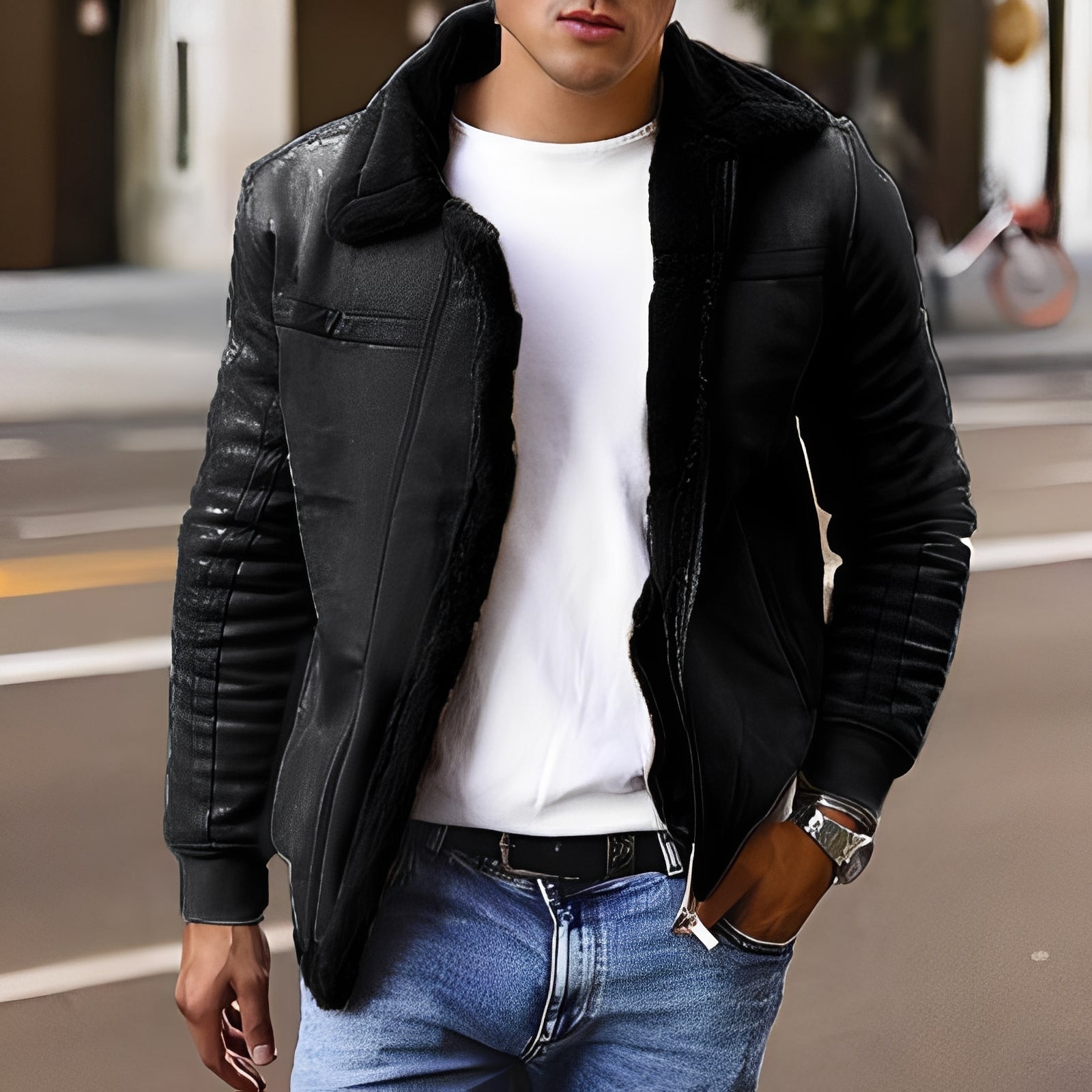 Josh - Dicke und warme Herrenjacke
