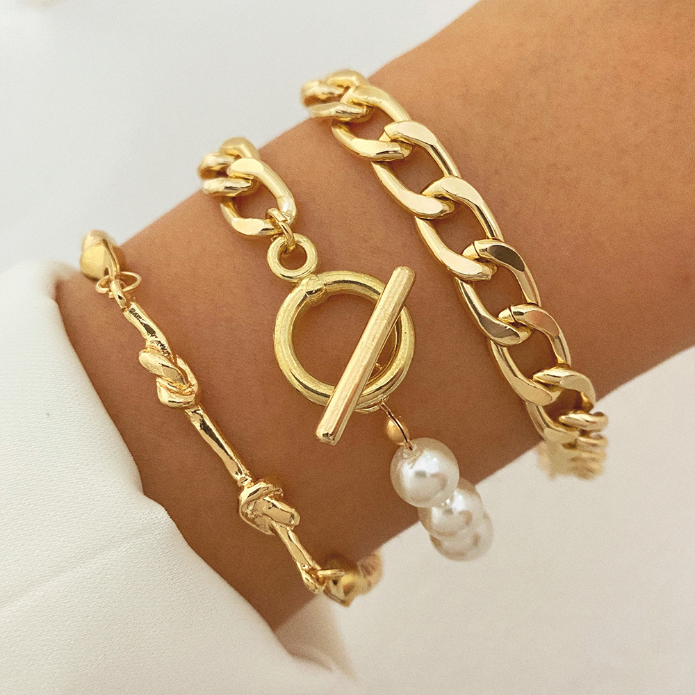 18K Goldarmband - Armbandset für Mädchen aus Gold