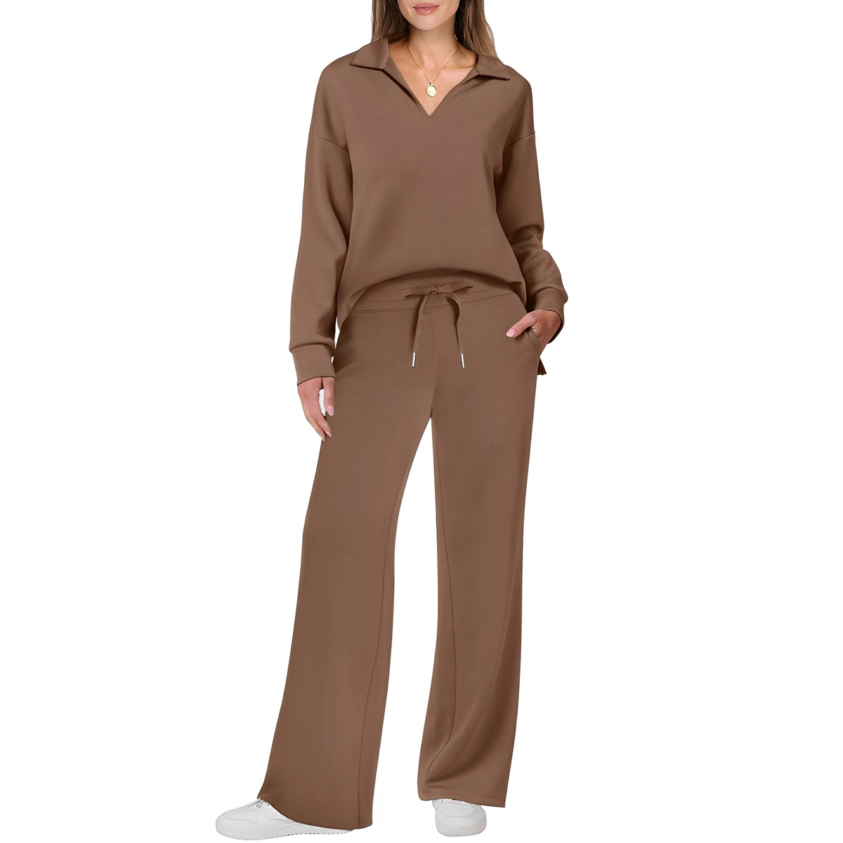 Justina - Komfortables Set für Damen mit Pullover und Hose