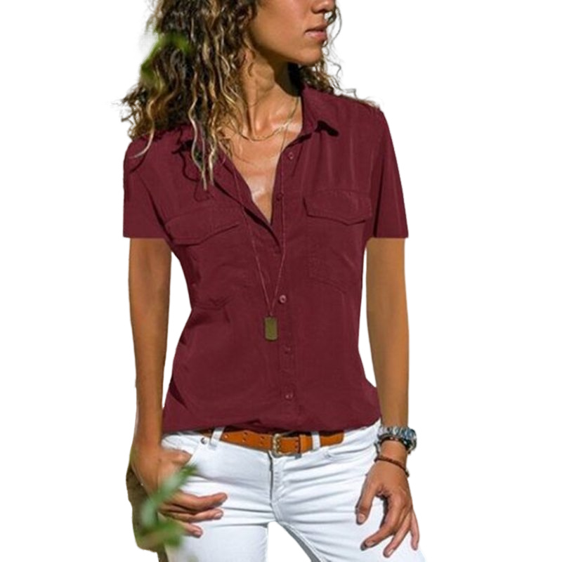 Lotti – Streetwear-Bluse mit kurzen Ärmeln