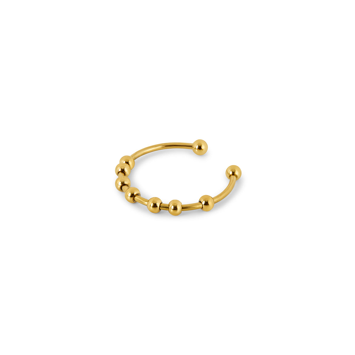 Neri – Verstellbarer Anti-Stress-Ring mit Perlen