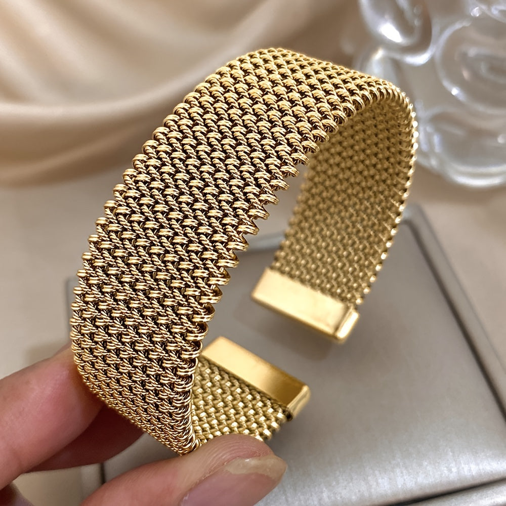Raya – Titanstahlarmband mit graviertem Kabel