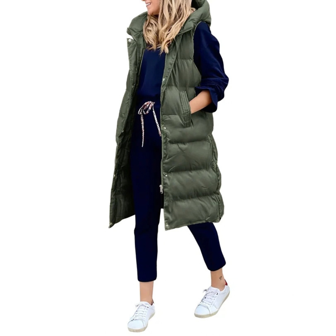 Amilia - Warmer und modischer ärmelloser Mantel