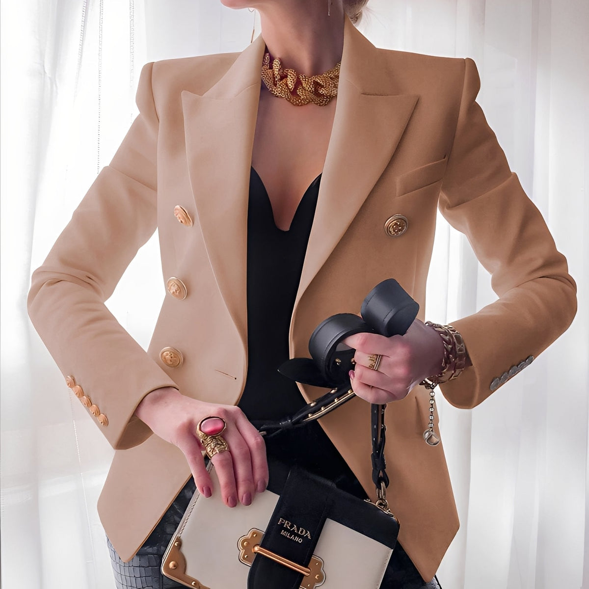 Shelley - Blazer mit Knöpfen für Damen