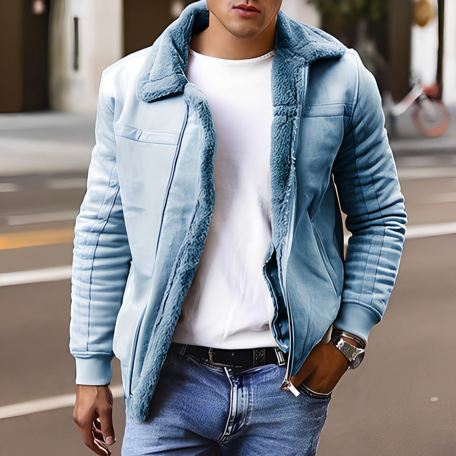 Josh - Dicke und warme Herrenjacke