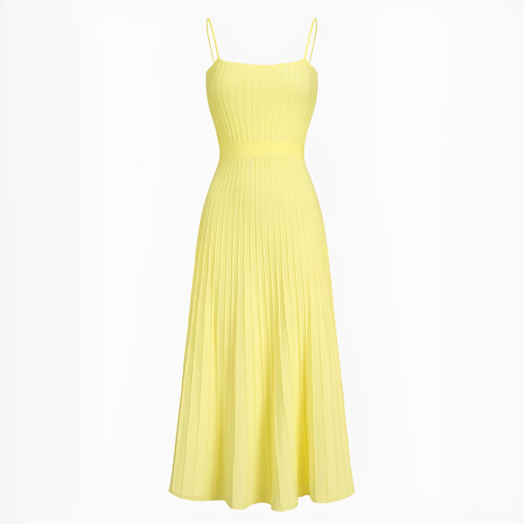 Pheobie - Elegantes Midikleid mit Falten