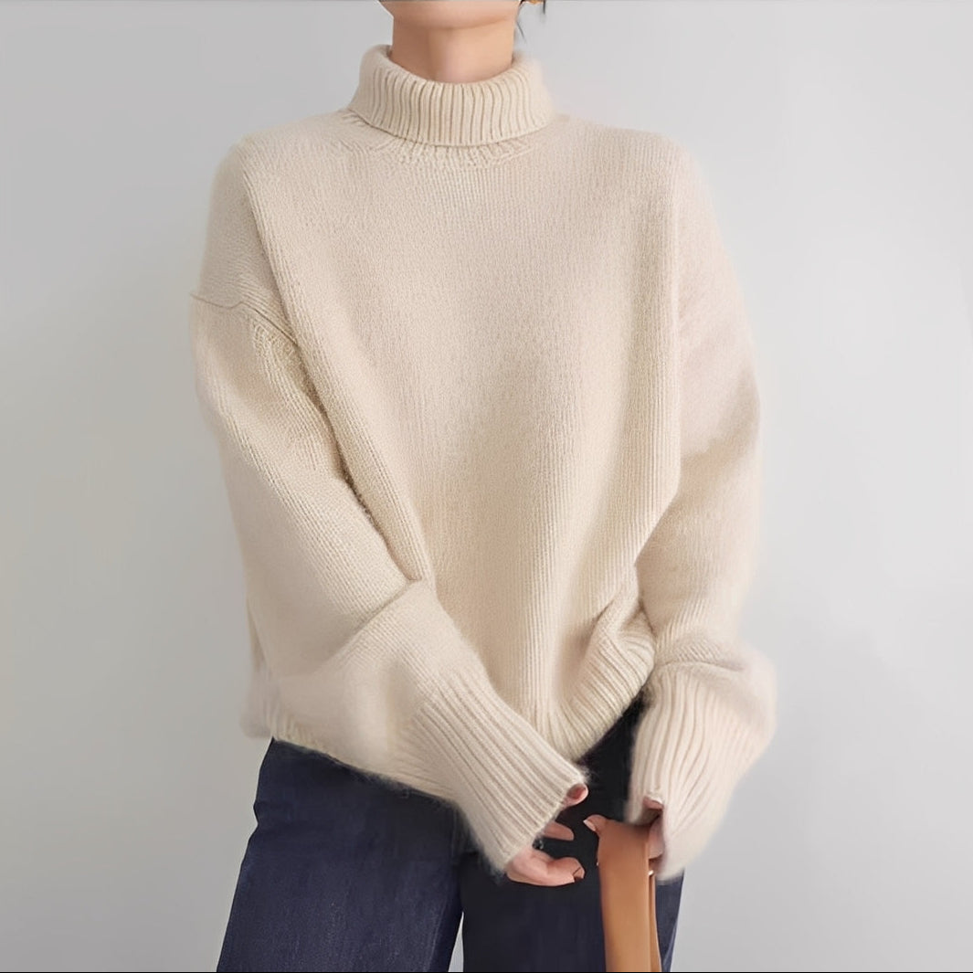Clementine - Damenpullover mit kuscheligem Rollkragen