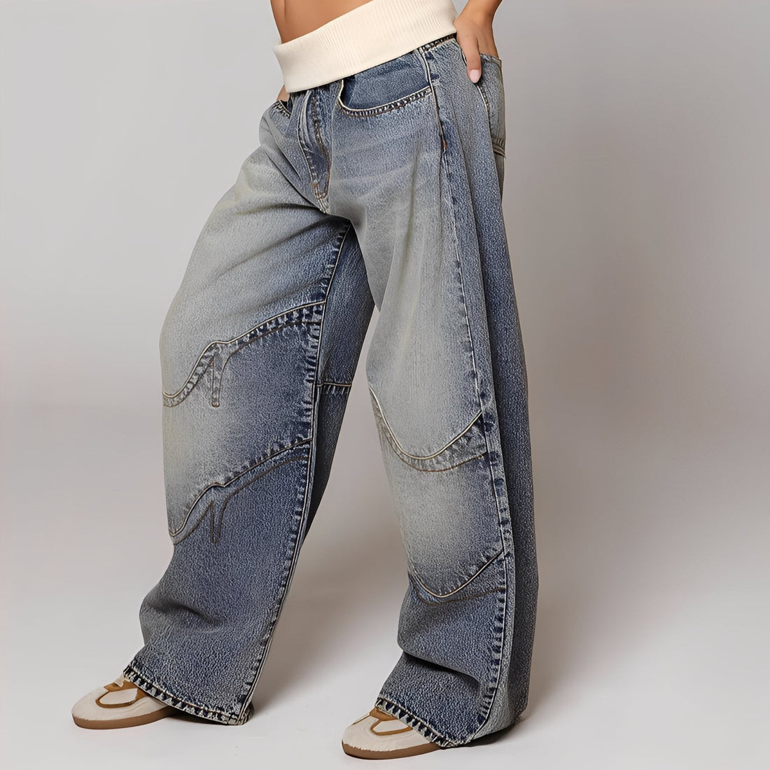 Vanessa - Komfortable, weit geschnittene Jeans
