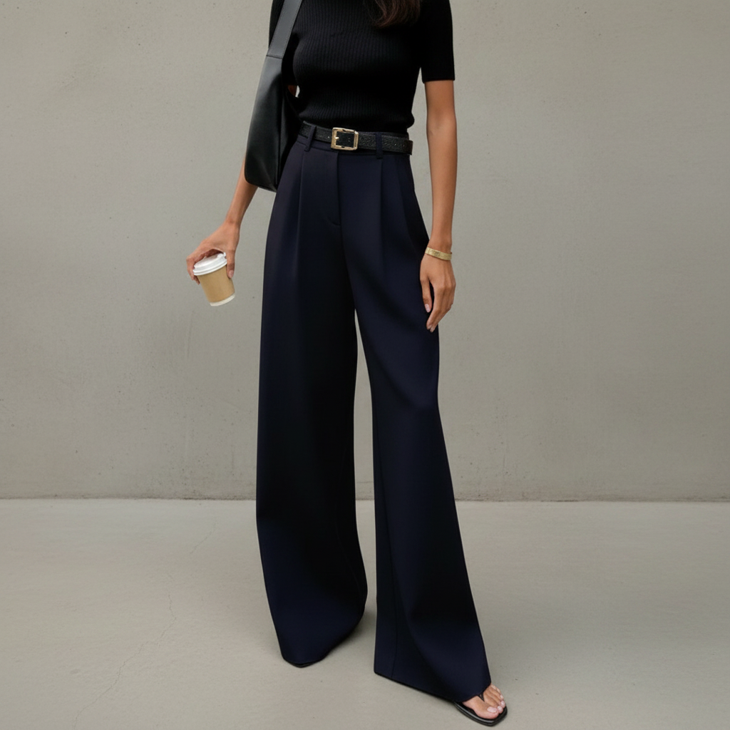 Marlene - Stylische Hose mit weitem Schnitt