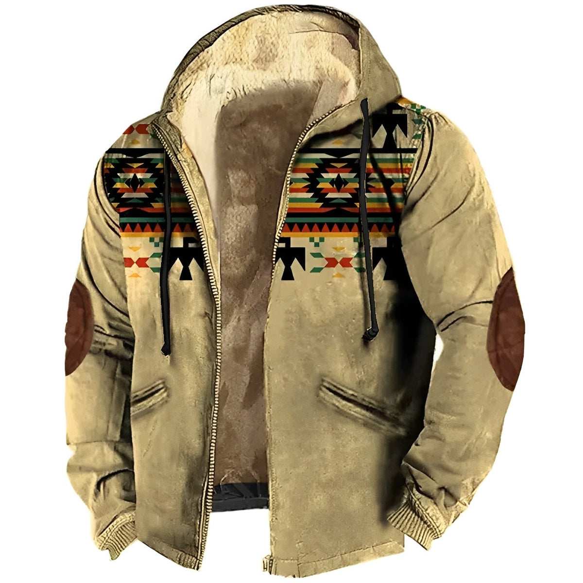 Edwin - Stylischer Herren-Hoodie mit ethnischen Mustern