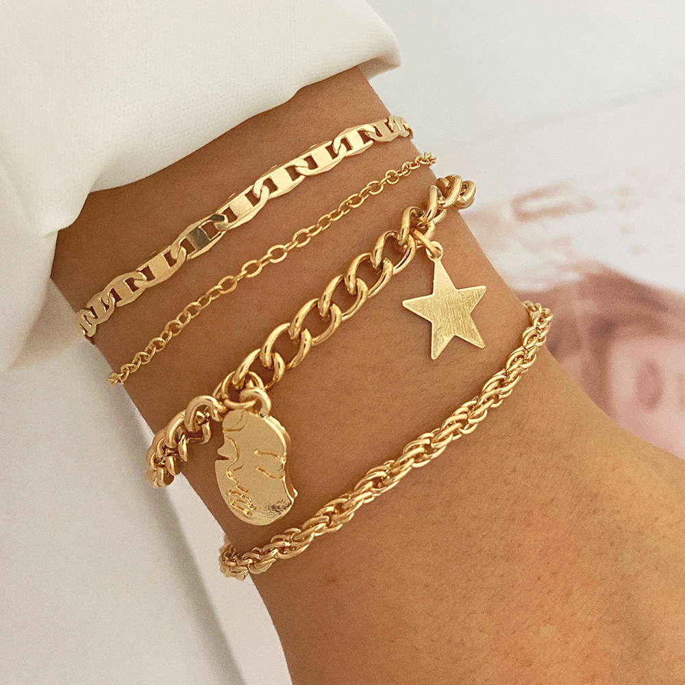 18K Goldarmband - Armbandset für Mädchen aus Gold