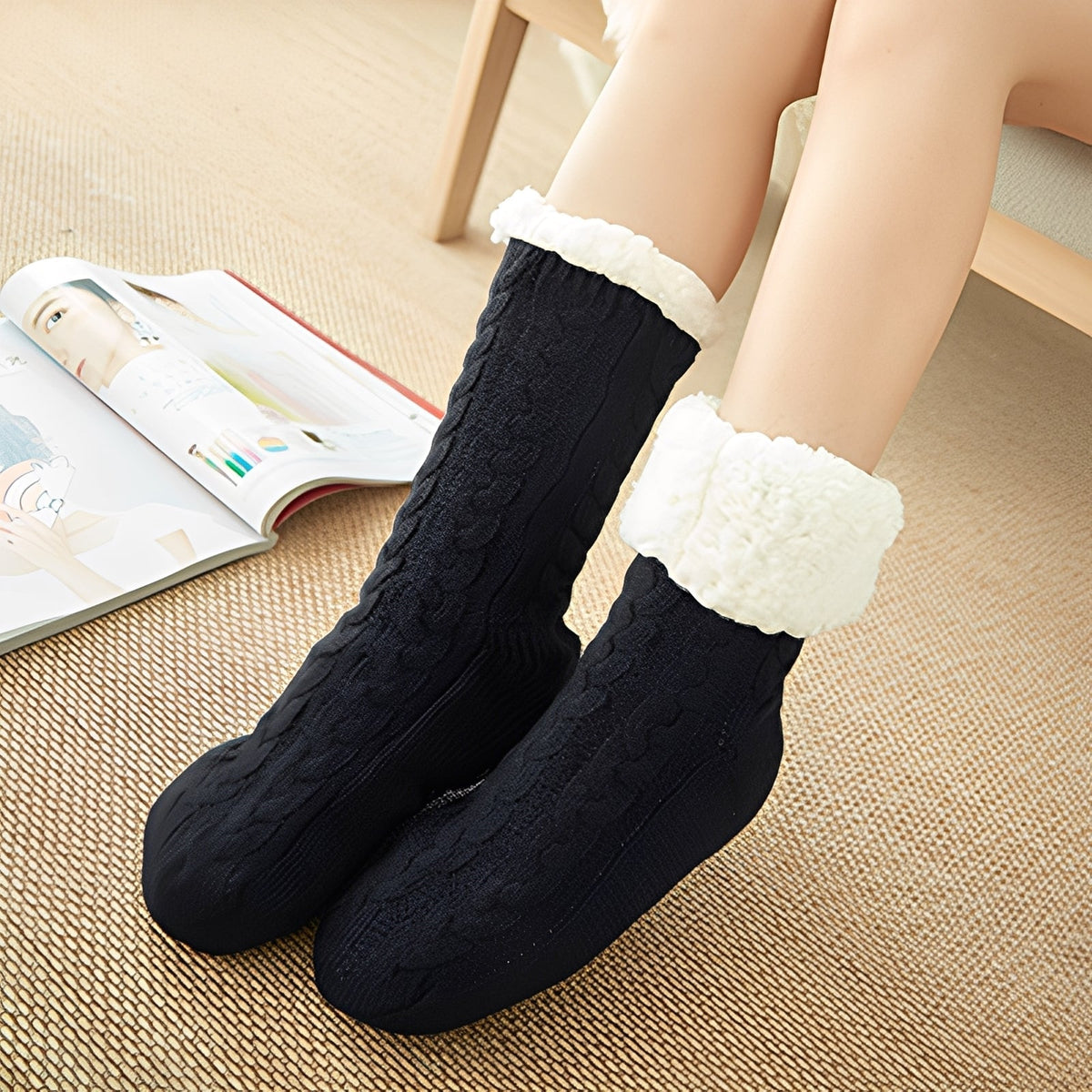 Jessica - Gemütliche Damensocken für kalte Wintertage