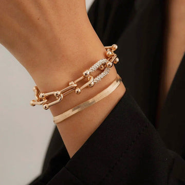 Maelys – Armbandset Kette & Schlange