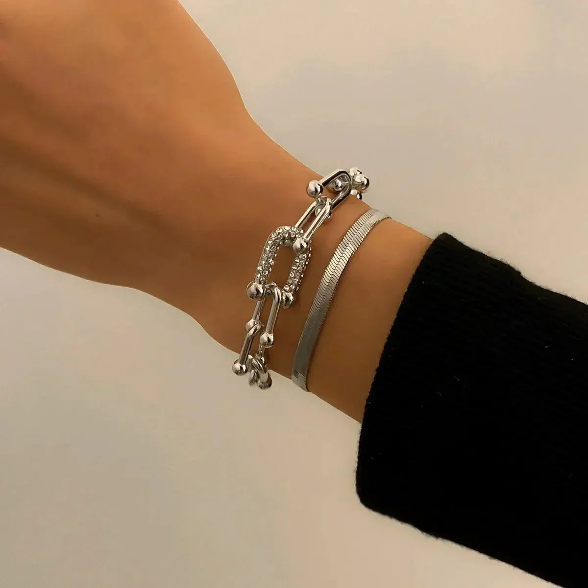 Maelys – Armbandset Kette & Schlange