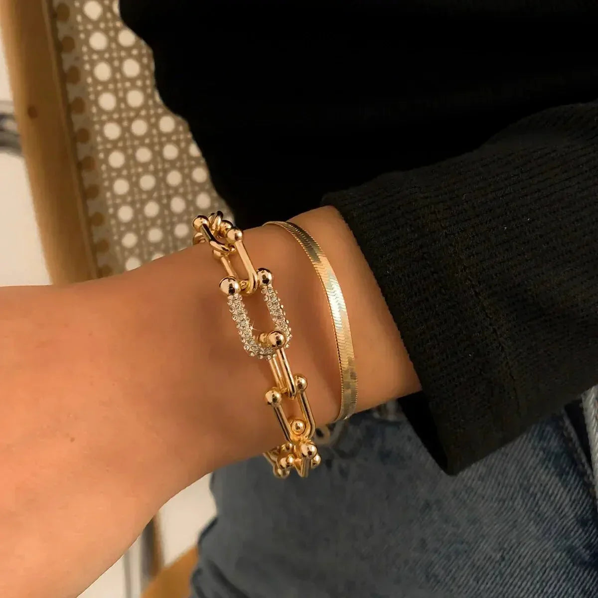 Maelys – Armbandset Kette & Schlange
