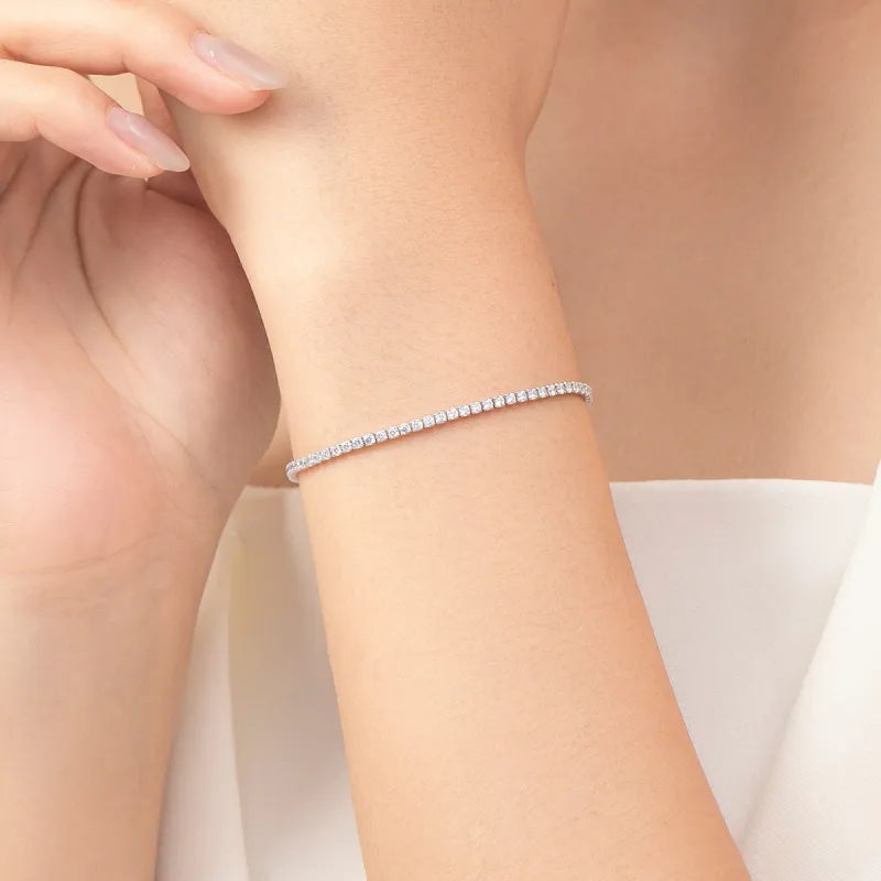 Mini-Kristall-Tennisarmband