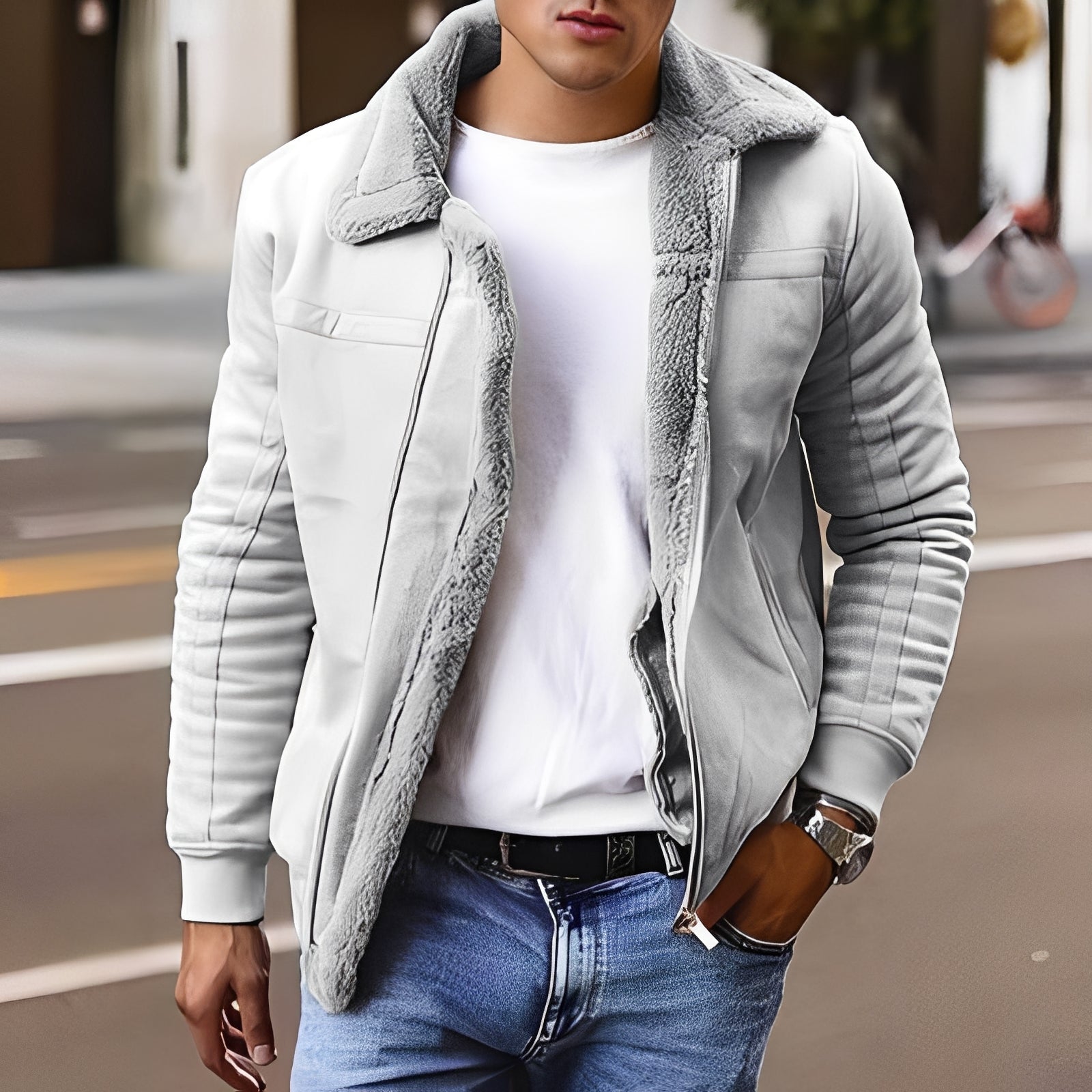 Josh - Dicke und warme Herrenjacke