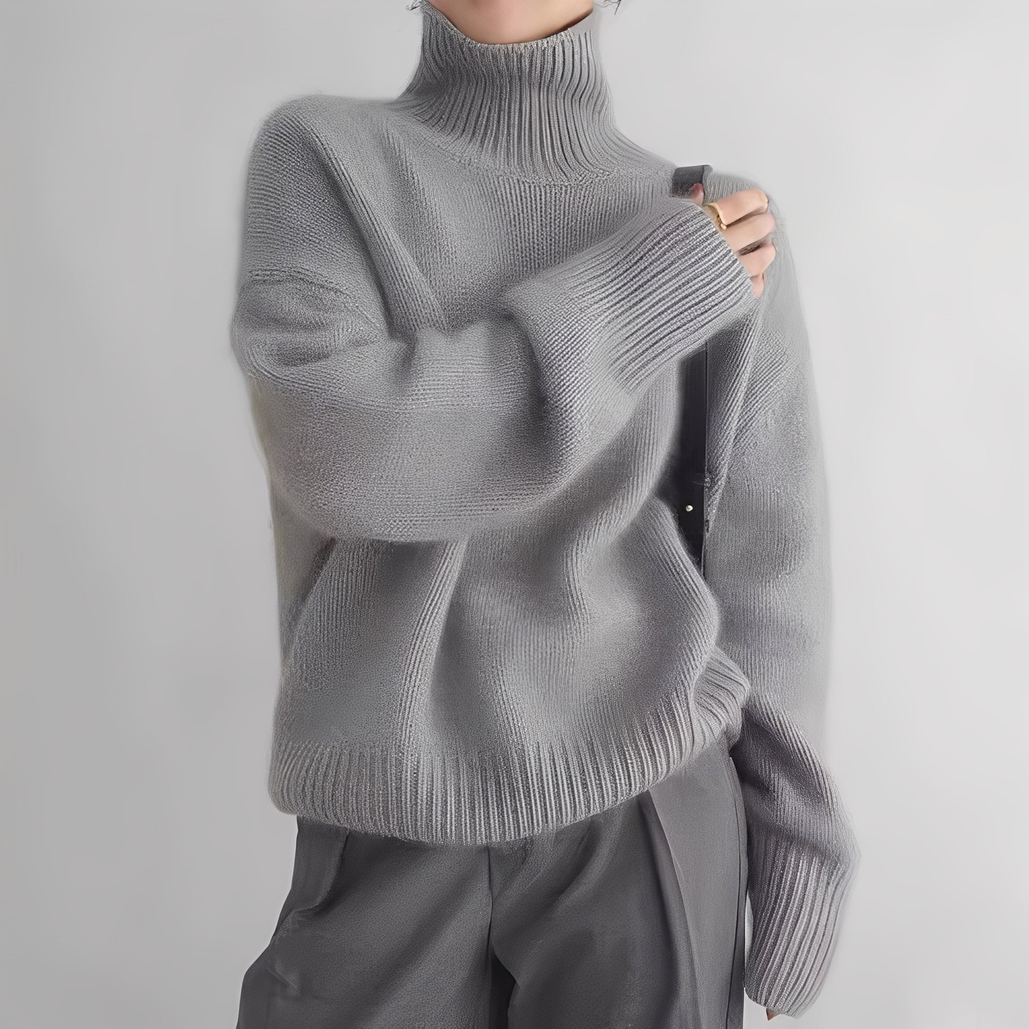 Clementine - Damenpullover mit kuscheligem Rollkragen