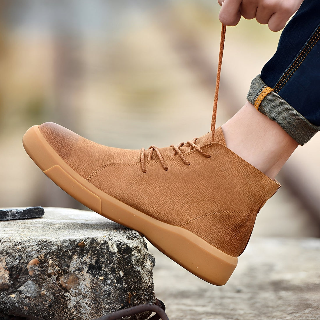 Allen - Lässige hohe Sneakers