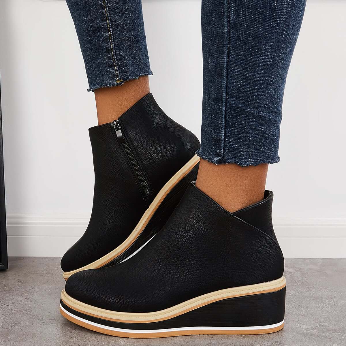 Nikkole - Stilvolle Damenstiefel mit Reißverschluss