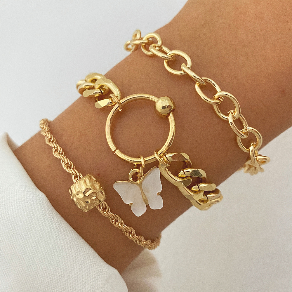 18K Goldarmband - Armbandset für Mädchen aus Gold
