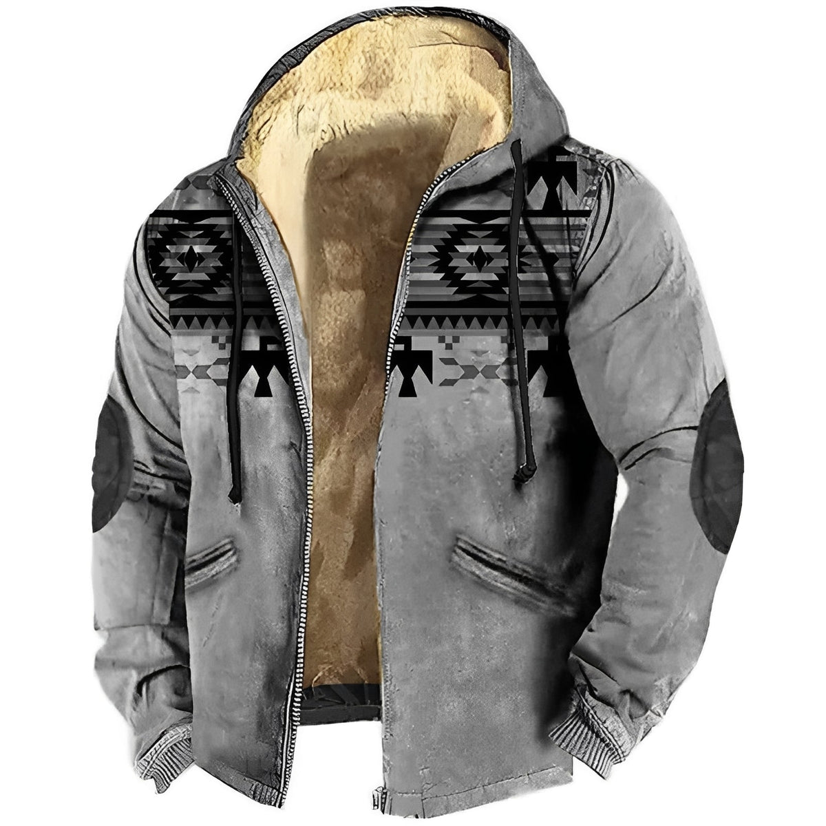 Edwin - Stylischer Herren-Hoodie mit ethnischen Mustern