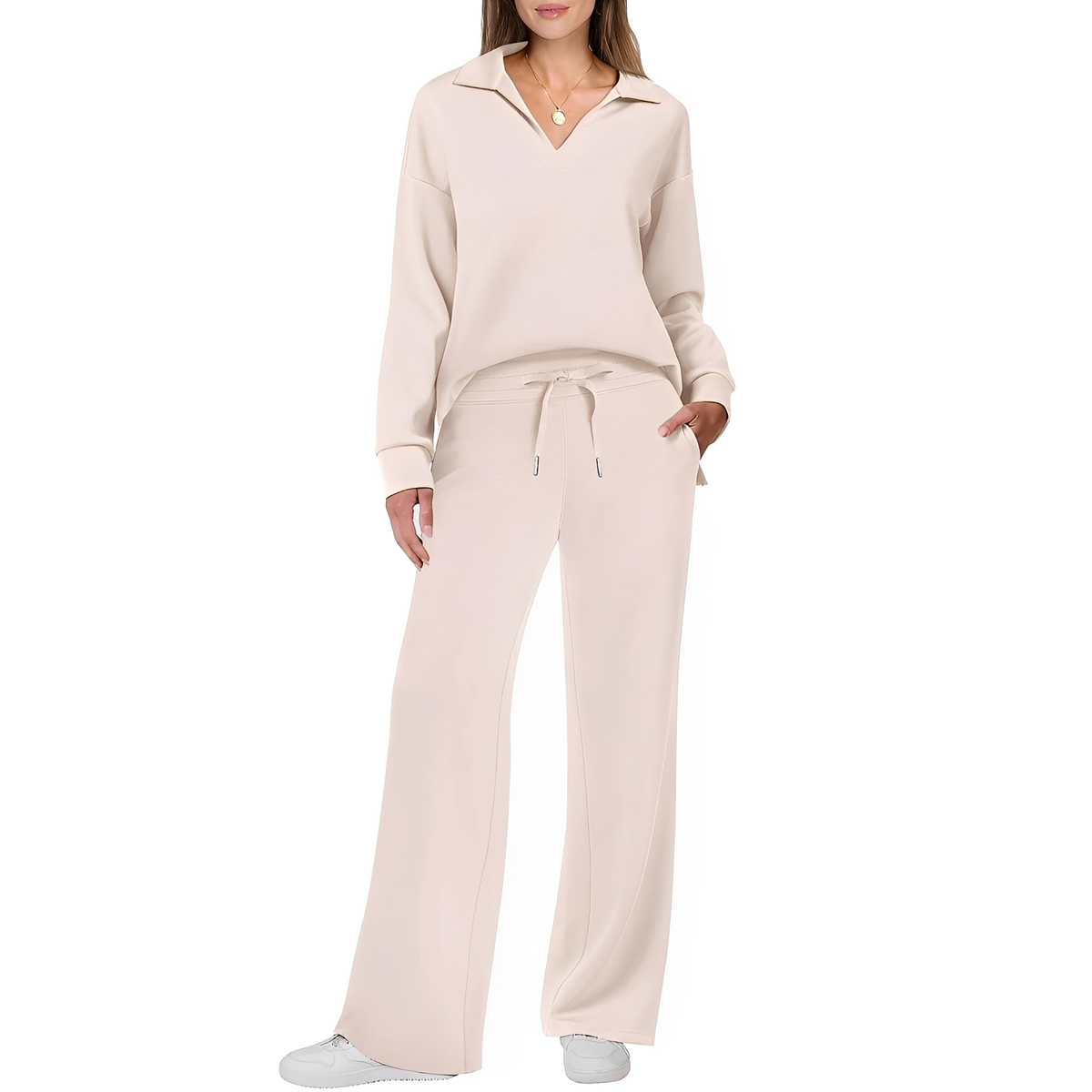 Justina - Komfortables Set für Damen mit Pullover und Hose