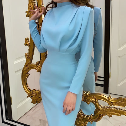 Bonnie - Elegantes, drapiertes Midikleid für Damen