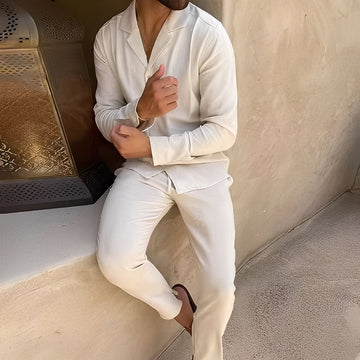 Hadrien - Männer-Set mit Langarmhemd und Hose