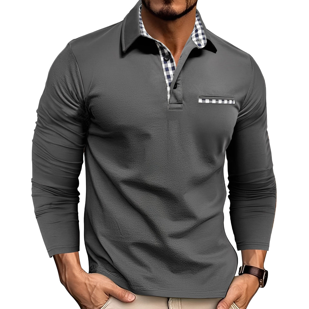 Charel - Langlebiges Langarmshirt