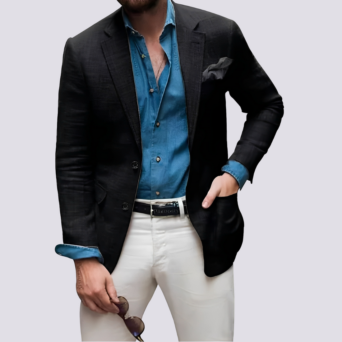 Glenn - Eleganter Herrenblazer mit Knöpfen