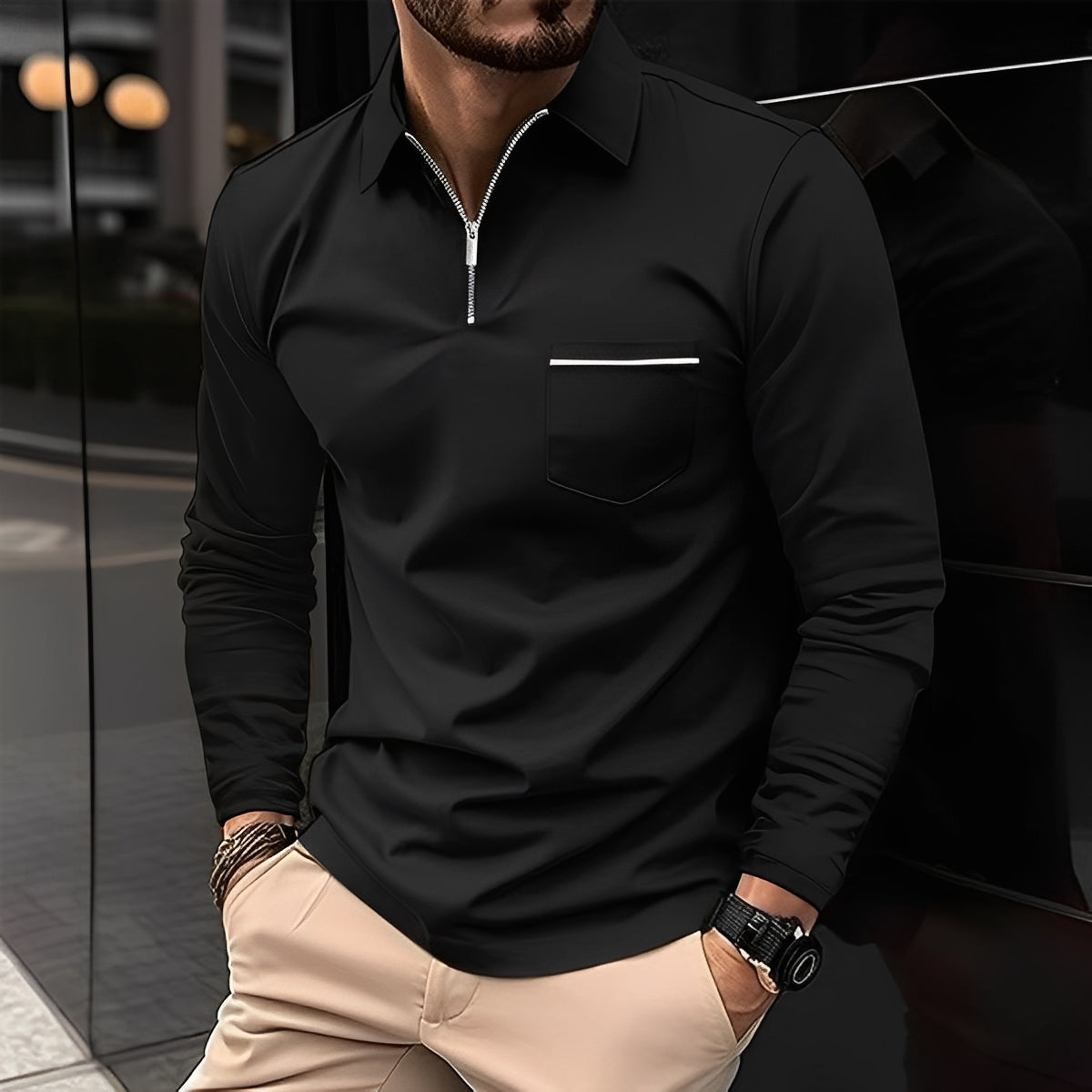 Florent - Angenehmes Langarmhemd